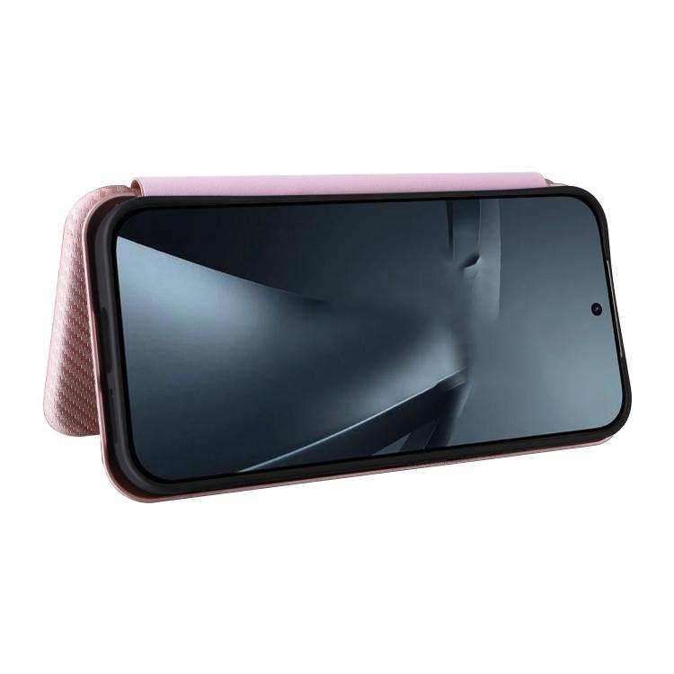 For Xiaomi 17T 5G Carbon Fiber Texture Flip Leather Phone Case