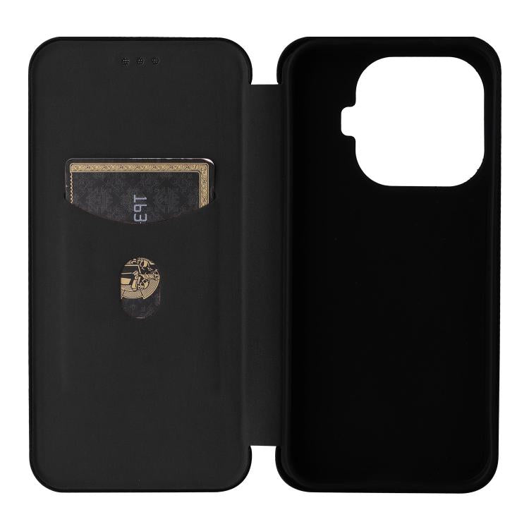 For Xiaomi 17T 5G Carbon Fiber Texture Flip Leather Phone Case