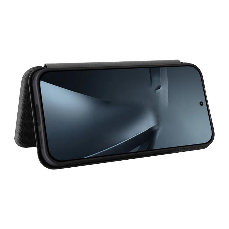 For Xiaomi 17T 5G Carbon Fiber Texture Flip Leather Phone Case