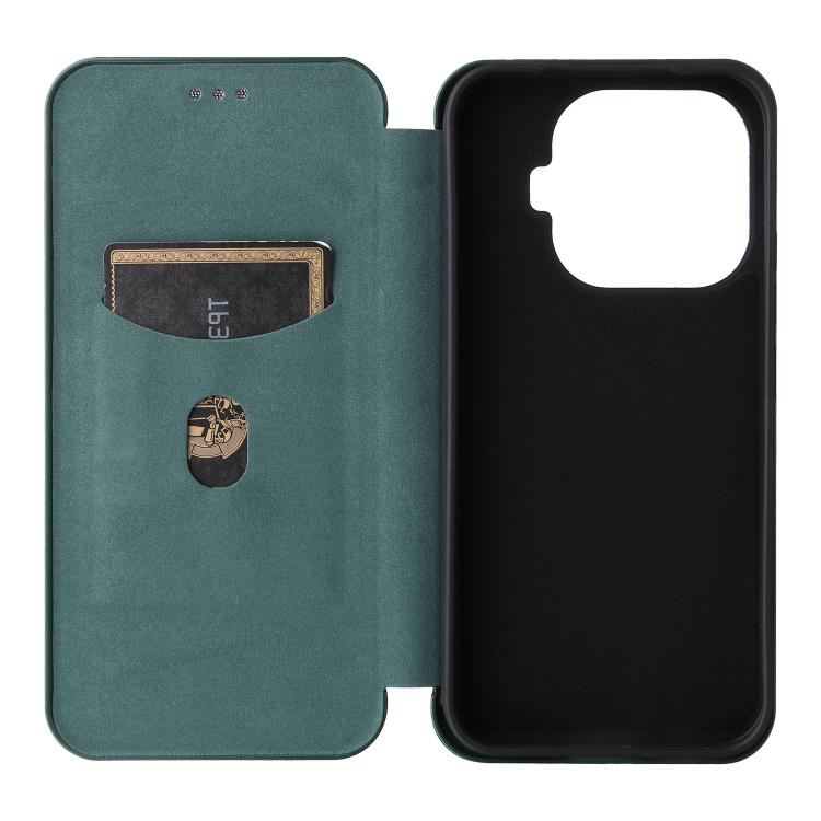For Xiaomi 17T 5G Carbon Fiber Texture Flip Leather Phone Case