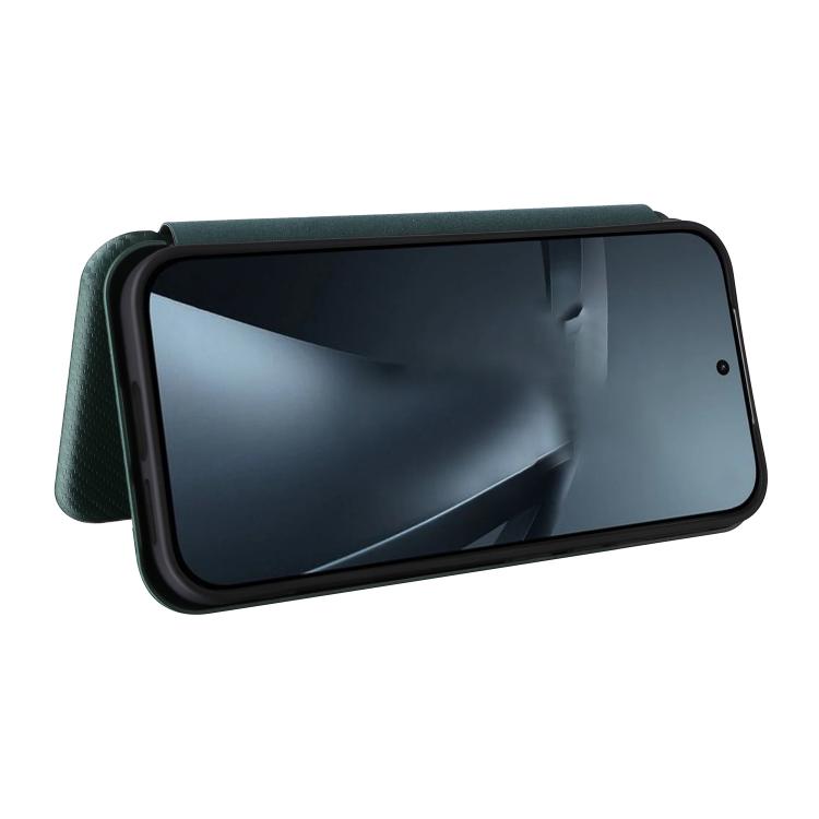 For Xiaomi 17T 5G Carbon Fiber Texture Flip Leather Phone Case