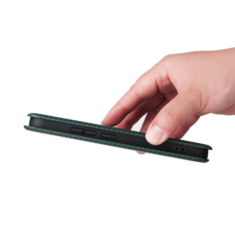 For Xiaomi 17T 5G Carbon Fiber Texture Flip Leather Phone Case