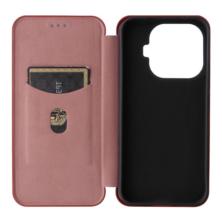 For Xiaomi 17T 5G Carbon Fiber Texture Flip Leather Phone Case