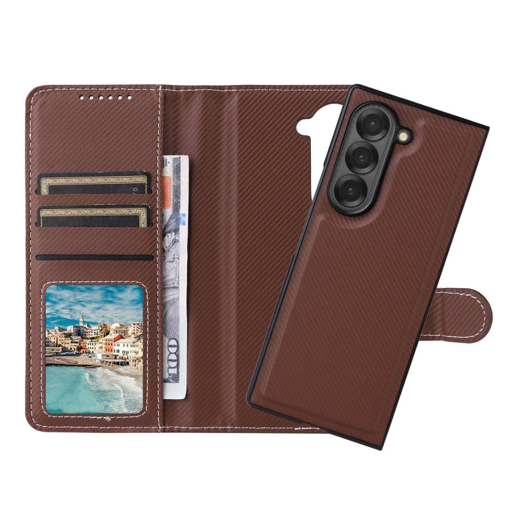 For Samsung Galaxy Z Fold6 5G Split 2 in 1 Folding Leather Phone Case