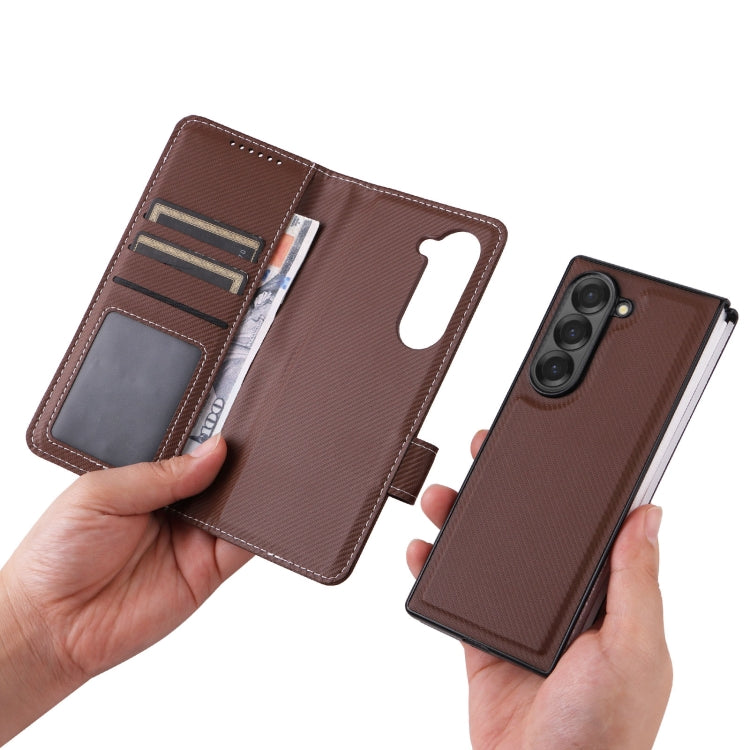 For Samsung Galaxy Z Fold6 5G Split 2 in 1 Folding Leather Phone Case