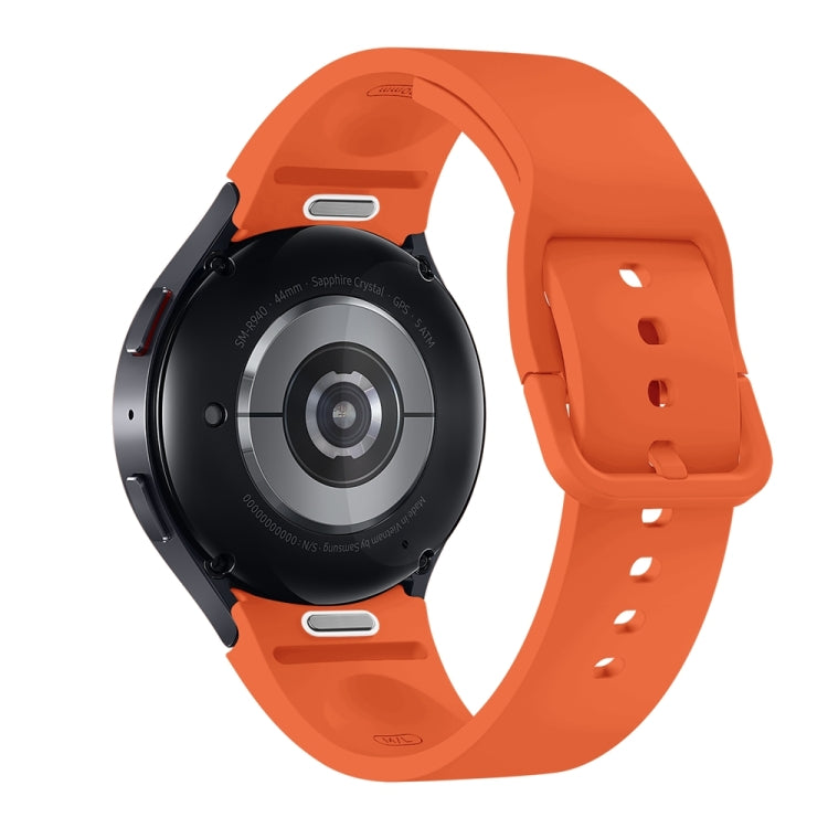 For Samsung Galaxy Watch 7 / 6 Button Style Quick Release Silicone Watch Band