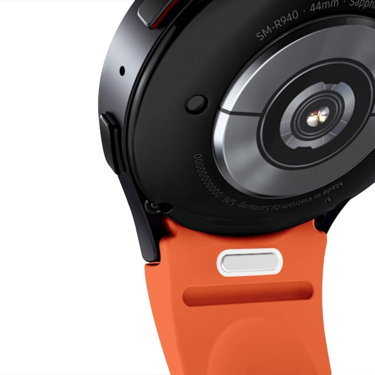 For Samsung Galaxy Watch 7 / 6 Button Style Quick Release Silicone Watch Band