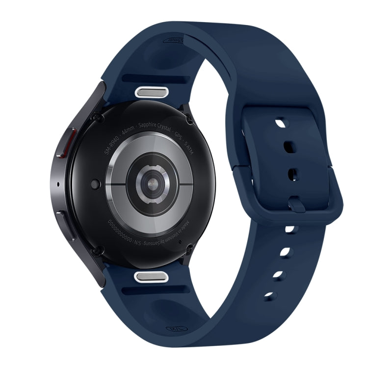 For Samsung Galaxy Watch 7 / 6 Button Style Quick Release Silicone Watch Band