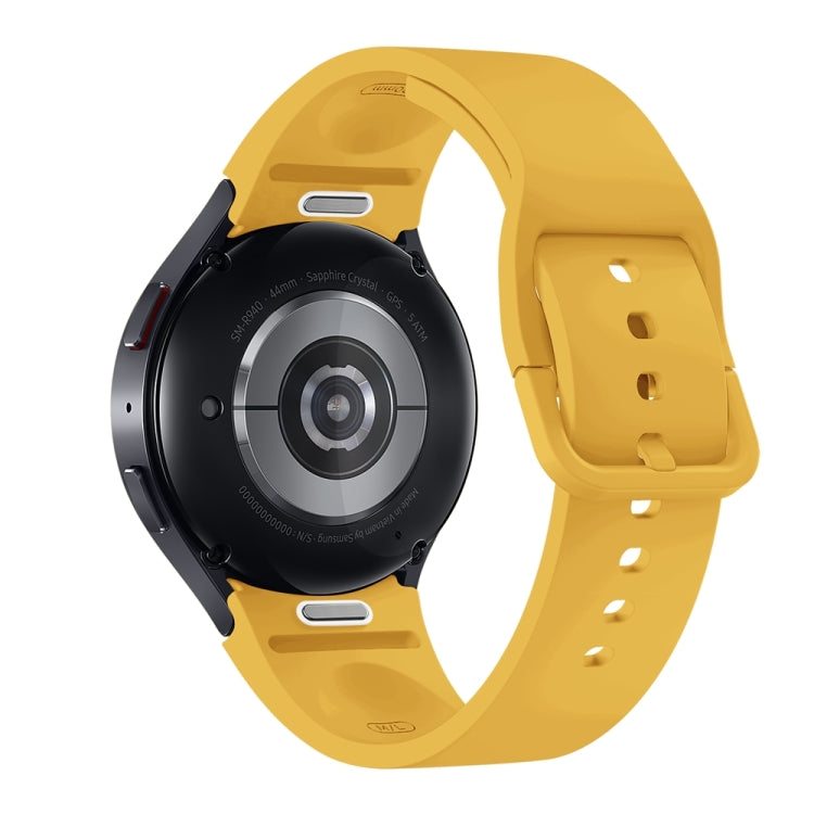 For Samsung Galaxy Watch 7 / 6 Button Style Quick Release Silicone Watch Band