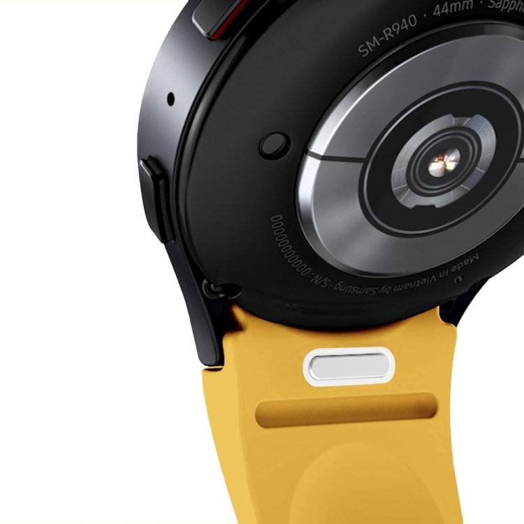 For Samsung Galaxy Watch 7 / 6 Button Style Quick Release Silicone Watch Band