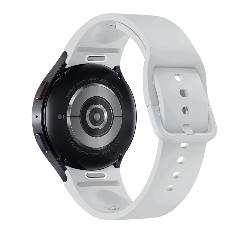 For Samsung Galaxy Watch 7 / 6 Button Style Quick Release Silicone Watch Band