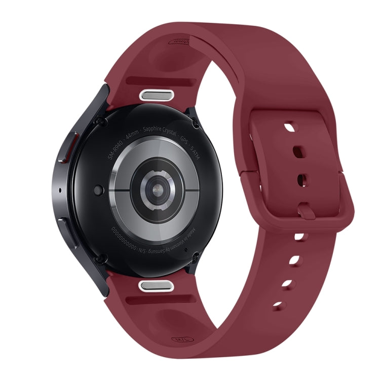 For Samsung Galaxy Watch 7 / 6 Button Style Quick Release Silicone Watch Band