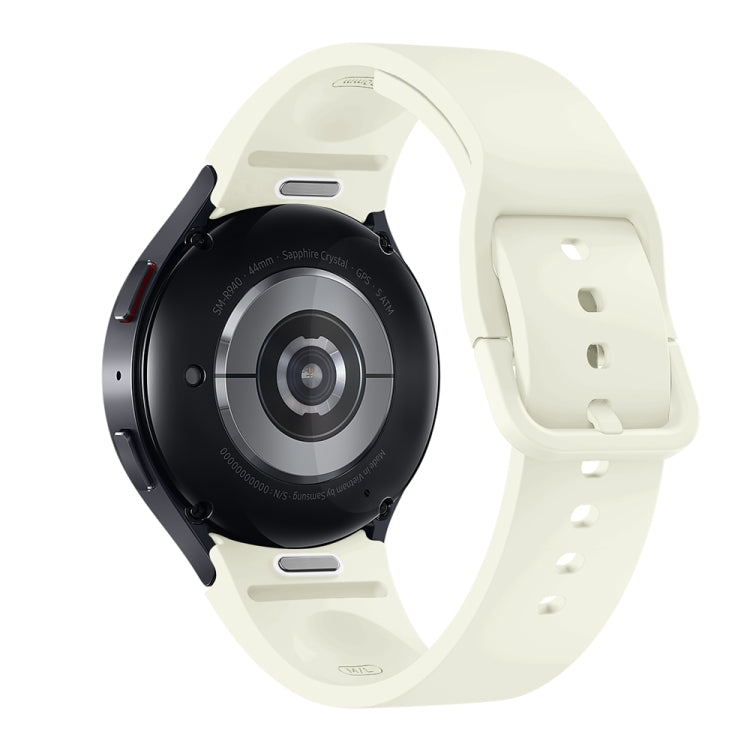 For Samsung Galaxy Watch 7 / 6 Button Style Quick Release Silicone Watch Band