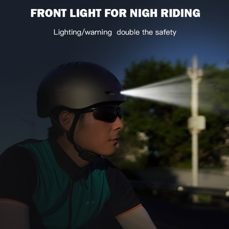 V6 WiFi HD Camera Cycling Smart Helmet, Size: 54-63cm - Black