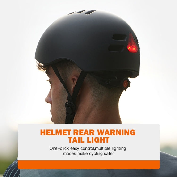V6 WiFi HD Camera Cycling Smart Helmet, Size: 54-63cm - Black