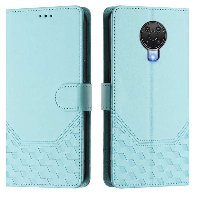 For Nokia G20 / G10 Honeycomb Embossing RFID Leather Phone Case