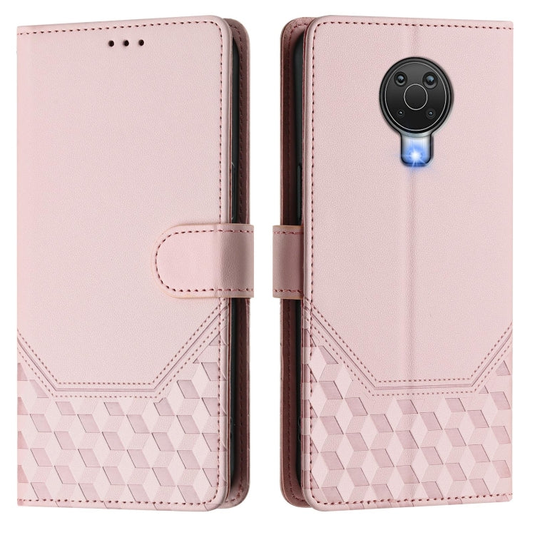 For Nokia G20 / G10 Honeycomb Embossing RFID Leather Phone Case