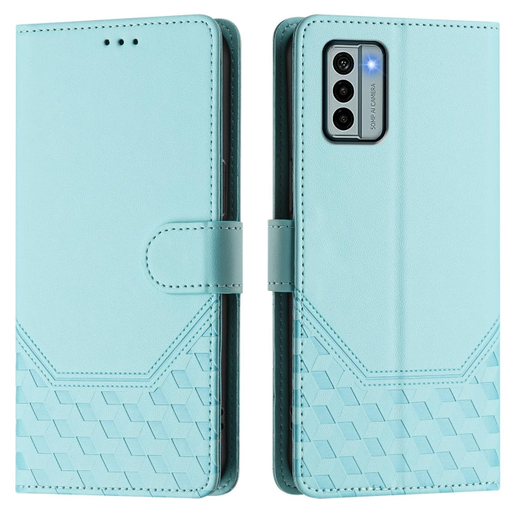 For Nokia G22 Honeycomb Embossing RFID Leather Phone Case