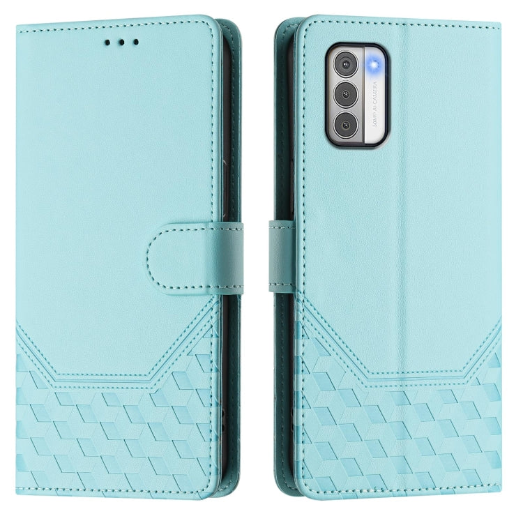 For Nokia G42 / G310 Honeycomb Embossing RFID Leather Phone Case