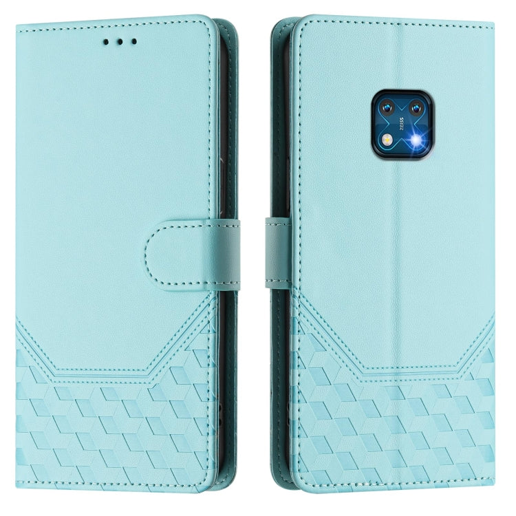 For Nokia XR20 Honeycomb Embossing RFID Leather Phone Case