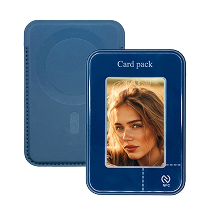 Smart Ink Screen MagSafe Magnetic DIY Wallet Card Holder Case