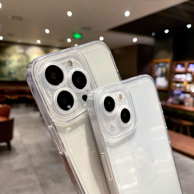 For iPhone 11 Pro Max Angel Eye Straight Edge Full Cover TPU Phone Case - Transparent