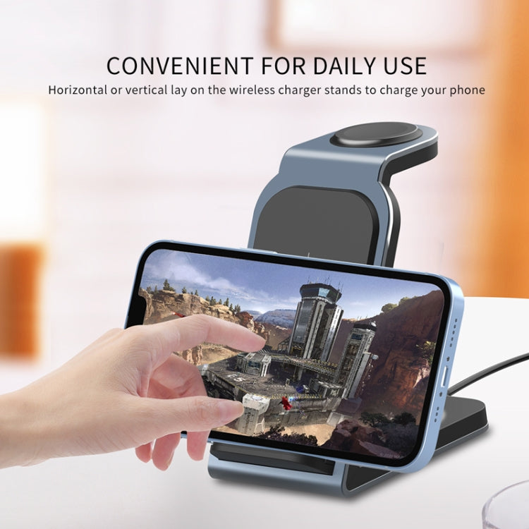 SW17 3 in 1 Metal Vertical Wireless Charger
