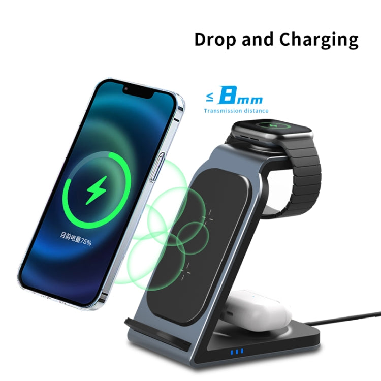 SW17 3 in 1 Metal Vertical Wireless Charger