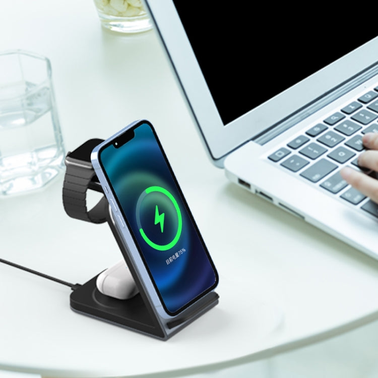 SW17 3 in 1 Metal Vertical Wireless Charger