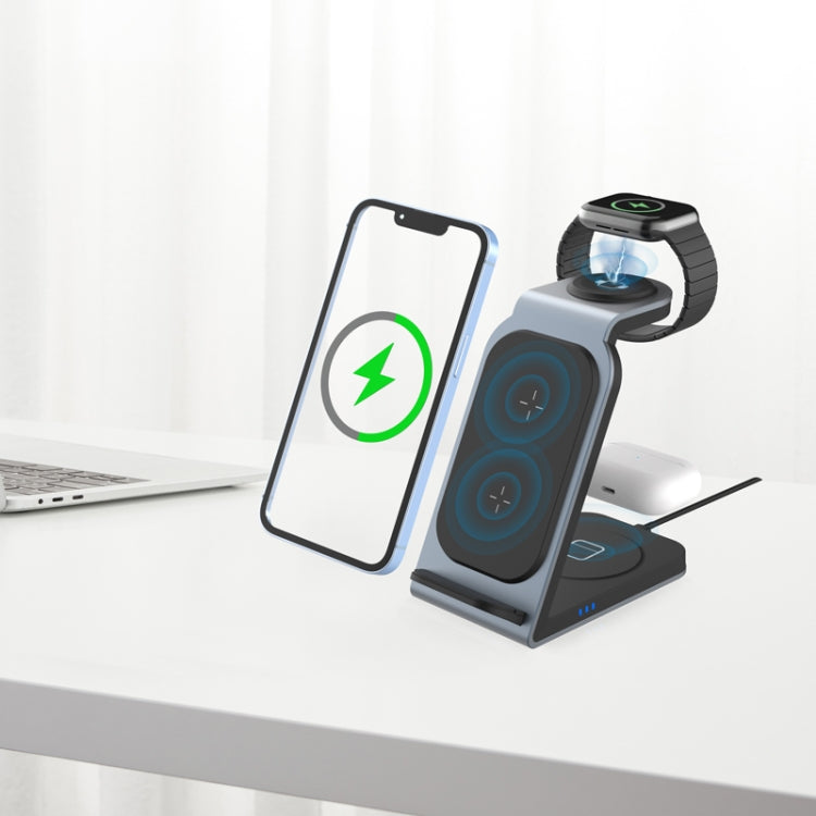 SW17 3 in 1 Metal Vertical Wireless Charger