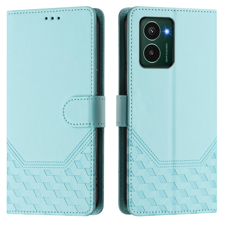 For HMD Pulse Pro / Pulse / Pulse+ Honeycomb Embossing RFID Leather Phone Case
