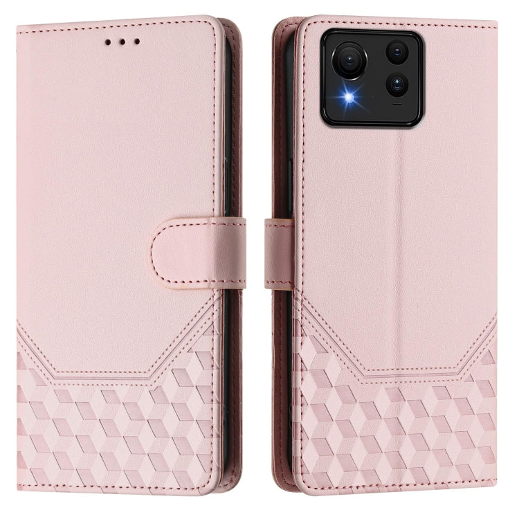 For Asus Zenfone 11 Ultra Honeycomb Embossing RFID Leather Phone Case