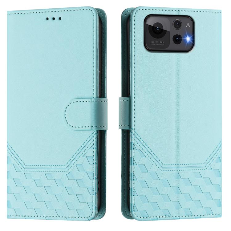 For Asus Zenfone 12 Ultra Honeycomb Embossing RFID Leather Phone Case