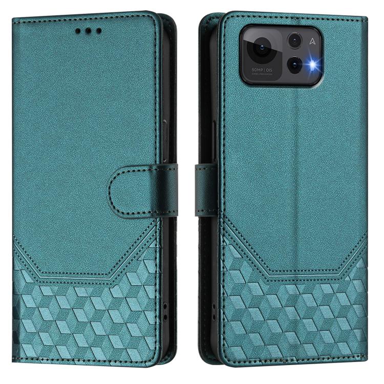 For Asus Zenfone 12 Ultra Honeycomb Embossing RFID Leather Phone Case