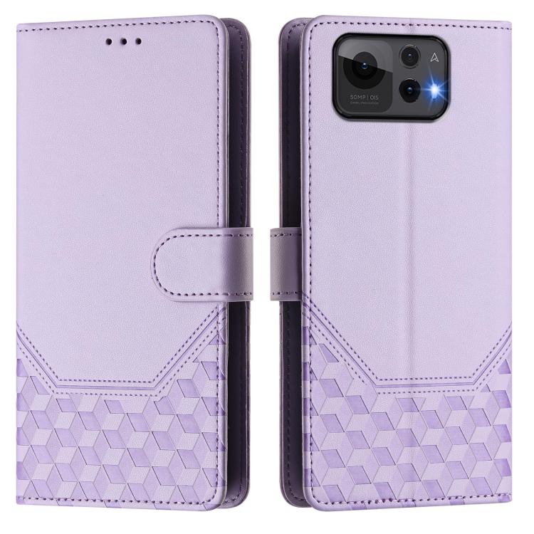 For Asus Zenfone 12 Ultra Honeycomb Embossing RFID Leather Phone Case