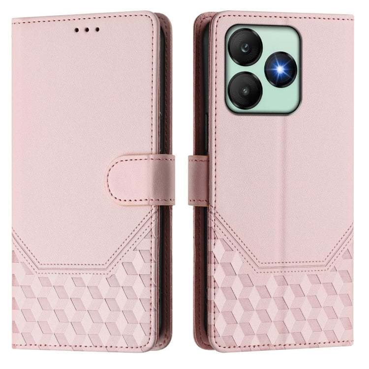 For Wiko T20 Honeycomb Embossing RFID Leather Phone Case