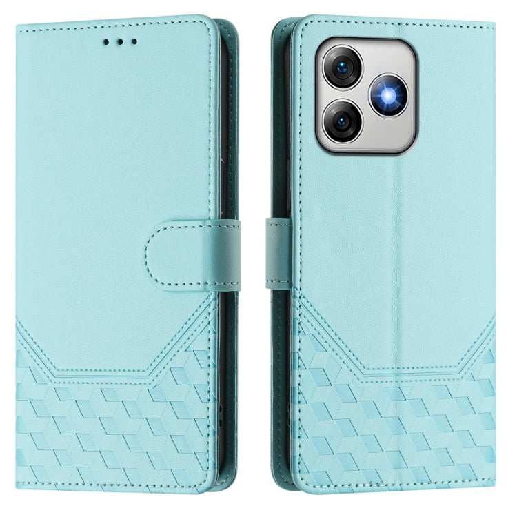 For Ulefone Note 18 Ultra Honeycomb Embossing RFID Leather Phone Case