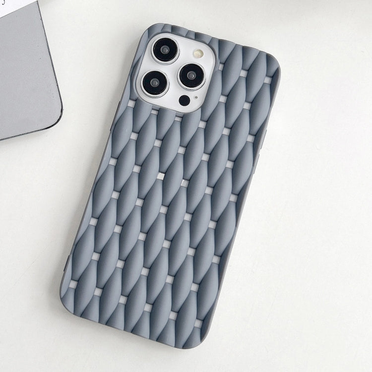 For iPhone XR Weave Cooling Solid Color TPU Phone Case
