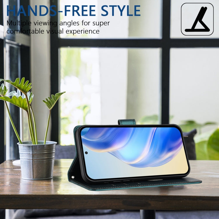 For Blackview A52 / A52 Pro Honeycomb Embossing RFID Leather Phone Case