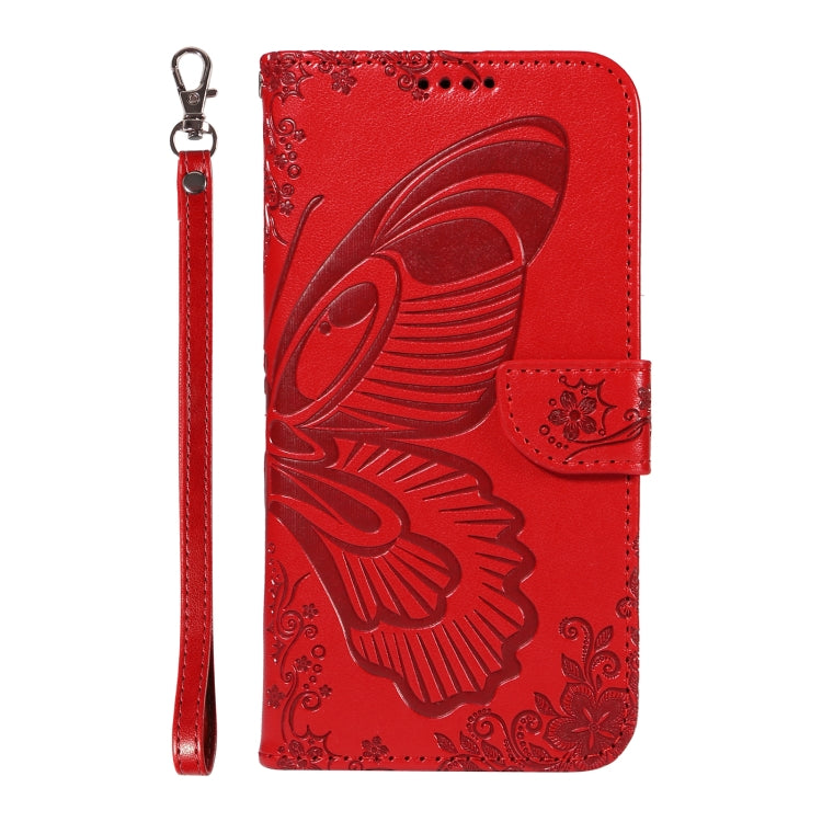 For Redmi 14C 4G Swallowtail Butterfly Embossed Leather Phone Case