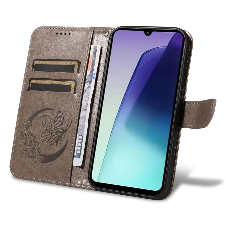 For Redmi 14C 4G Swallowtail Butterfly Embossed Leather Phone Case
