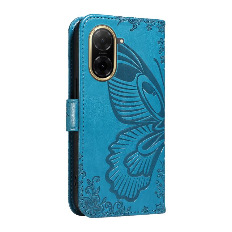 For Redmi A5 4G 173.3mm Swallowtail Butterfly Embossed Leather Phone Case