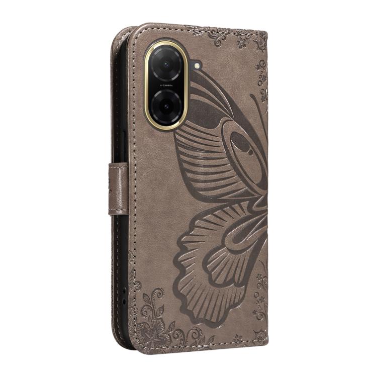 For Redmi A5 4G 173.3mm Swallowtail Butterfly Embossed Leather Phone Case