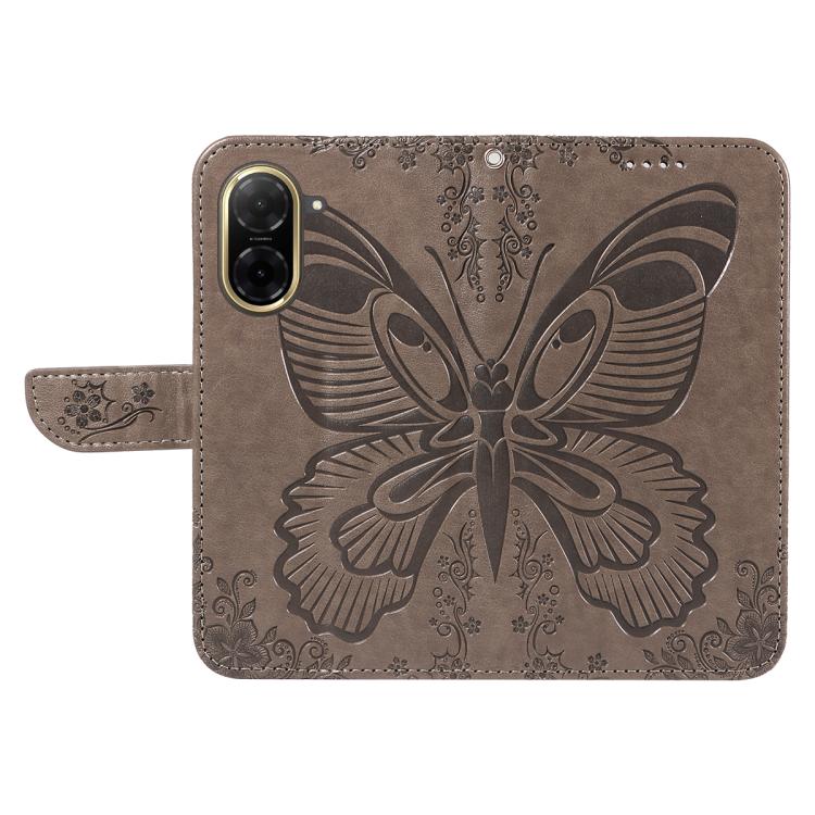 For Redmi A5 4G 173.3mm Swallowtail Butterfly Embossed Leather Phone Case