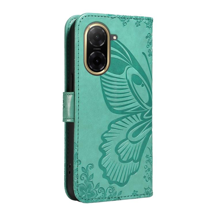 For Redmi A5 4G 173.3mm Swallowtail Butterfly Embossed Leather Phone Case