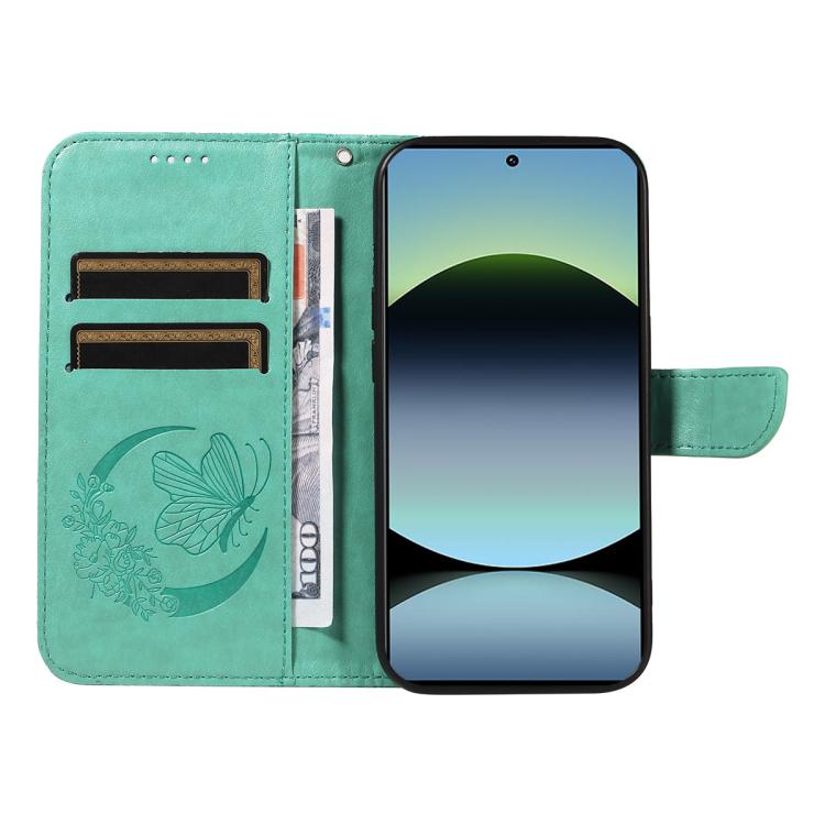 For Redmi Note 14S 4G / Note 13 Pro 4G Swallowtail Butterfly Embossed Leather Phone Case