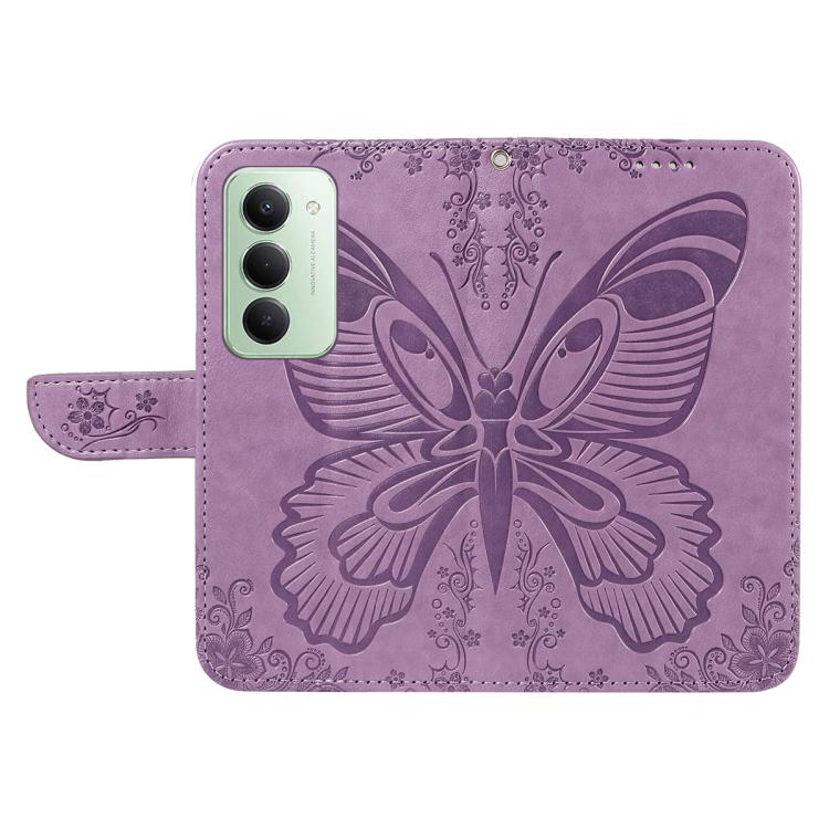 For Redmi 15 5G / 4G EU 171mm Swallowtail Butterfly Embossed Leather Phone Case