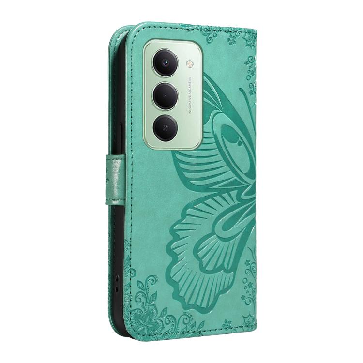 For Redmi 15 5G / 4G EU 171mm Swallowtail Butterfly Embossed Leather Phone Case