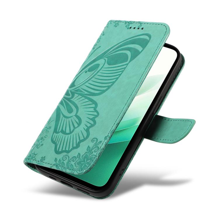 For Redmi 15 5G / 4G EU 171mm Swallowtail Butterfly Embossed Leather Phone Case