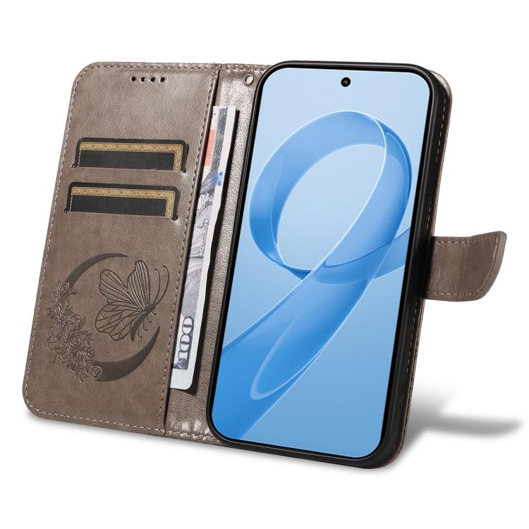 For Redmi K90/Poco F8 Pro Swallowtail Butterfly Embossed Leather Phone Case